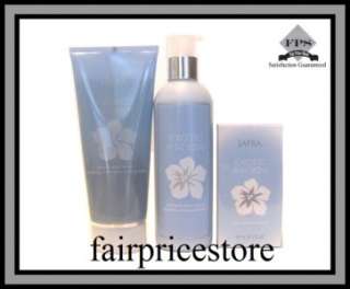 JAFRA EXOTIC ESCAPE BODY LOTION,SHOWER GEL,PERFUME LOT3  