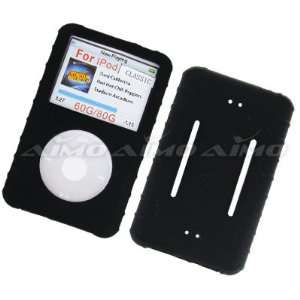  iPod Classic Soft Cover Case Skin Case, Black Thick 001 