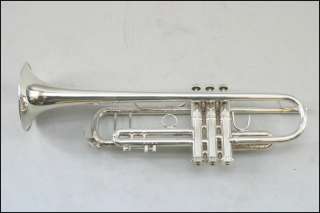 1998 Bach Stradivarius Model 43 Professional Silver plated Trumpet EXC 