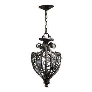  Marcela Foyer Pendant in Oiled Bronze Size Extra Large 