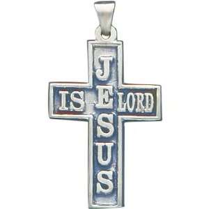  Sterling Silver Jesus Is Lord Cross Charm Jewelry Jewelry