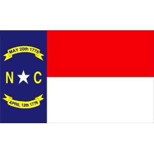  North Carolina 5ft x 8ft Spun Heavy Duty Polyester Flag 