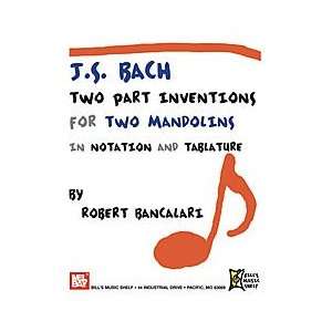   Bach Two Part Inventions for Two Mandolins Musical Instruments