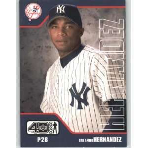 2002 Upper Deck 40 Man #447 Orlando Hernandez   New York 