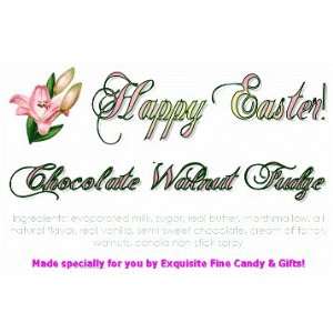 Happy Easter Lilly Chocolate Walnut Grocery & Gourmet Food