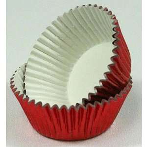  Red Standard Foil Cupcake Liners