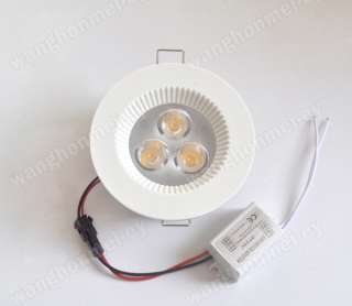 Warm/Cool White 3W 3LED Recessed Ceiling Downlight AC85~265V Bulb Lamp 