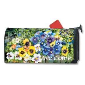    Potted Pansies Mailwraps Mailbox Cover Patio, Lawn & Garden