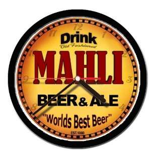  MAHLI beer and ale cerveza wall clock 