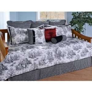  Jamestown Black Toile 10 Piece Daybed Set By Victor Mill 