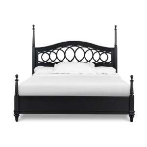 Magnussen Furniture Jefferson Grove King Poster Bed in Black Finish 