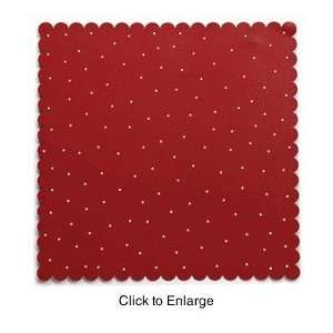   Square Red With White Dots Magnetic Memo Board 16 
