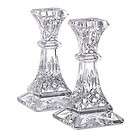 NEW WATERFORD LISMORE CANDLESTICK PAIR 6