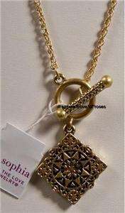 LIA SOPHIA GOLD BYZANTINE NECKLACE # 33N26 NWT in box $38 value LOOK 
