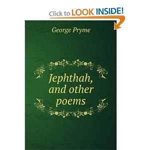  Jephthah, and other poems George Pryme Books