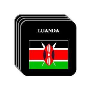  Kenya   LUANDA Set of 4 Mini Mousepad Coasters 