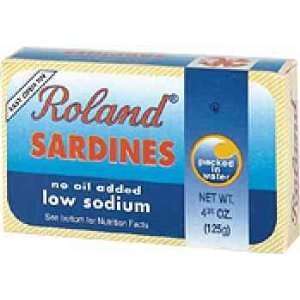 Roland Products, Low Sodium Sardines In Water, 10/4.38 Oz  