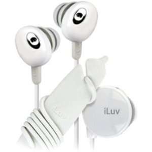  White Hi fi In ear Earphones Case Pack 3 Electronics