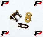 Factory Spec Heavy Duty Chain Gold Master Link 520 Clip