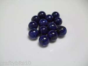 Lapis Lazuli Round Bead 8mm Grade AAA (x1)  