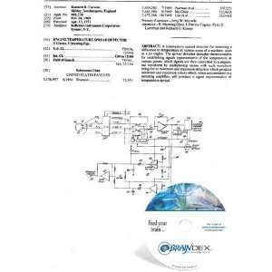  NEW Patent CD for ENGINE TEMPERATURE SPREAD DETECTOR 