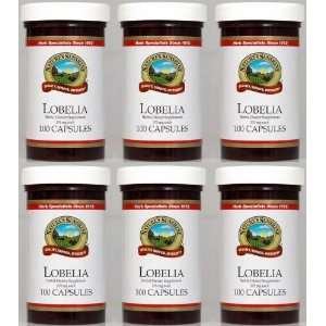 Naturessunshine Lobelia Herbal Dietary Supplement 375 mg 100 Capsules 