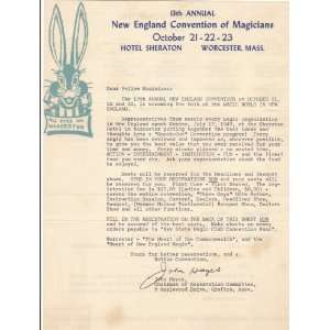  1949 13th Annual New England Convention of Magicians,An 