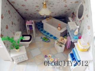 DIY Wooden Doll House Dolls House & Miniatures&furniture LED Light Kit 