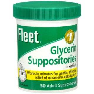  Fleet Glycerin Suppositories Laxative for Constipation 