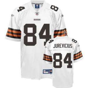  Joe Jurevicius White Cleveland Browns NFL Premier Jersey 
