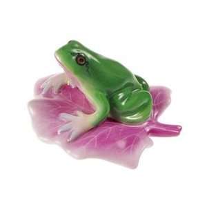  Herend Frog on Lily Pad Natural Color