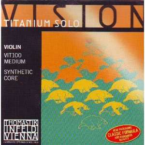  Thomastik Infeld Violin Vision Titanium Set (VIT01, VIT02 