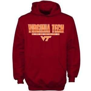  Virginia Tech Hokies Maroon Combat Youth Hoody Sweatshirt 