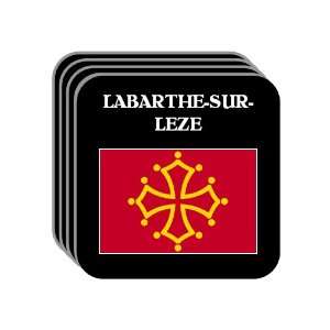  Midi Pyrenees   LABARTHE SUR LEZE Set of 4 Mini Mousepad 