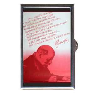  Russia Vladimir Lenin Poster Coin, Mint or Pill Box Made 