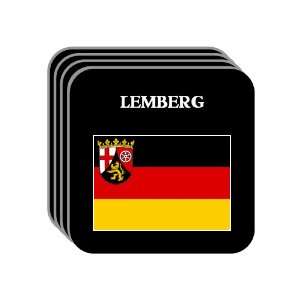    Pfalz)   LEMBERG Set of 4 Mini Mousepad Coasters 