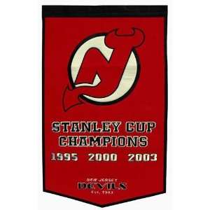  New Jersey Devils NHL Dynasty Banner (24x36) Sports 