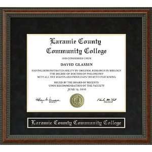   County Community College (LCCC) Diploma Frame