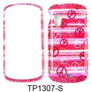   and Heart 2D Design on Pink Snap on Case Cell Phones & Accessories