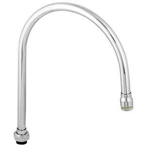  T & S Brass 135X 12 1/16 Gooseneck Swivel Faucet