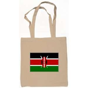  Kenya, Kenyan Flag Tote Bag Natural 