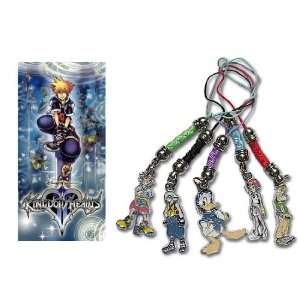 Kingdom Hearts Cellphone Strap Set Set of 5