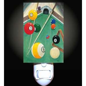  The Game of Pool Decorative Night Light