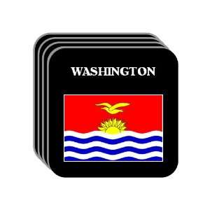  Kiribati   WASHINGTON Set of 4 Mini Mousepad Coasters 