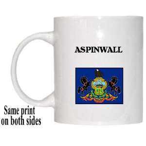  US State Flag   ASPINWALL, Pennsylvania (PA) Mug 