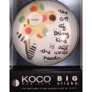  iPop Koco New York Kindness Big Click Magnet Office 