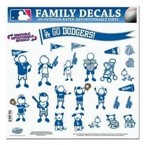  Los Angeles Dodgers 11x11 Family Car Decal Sheet 