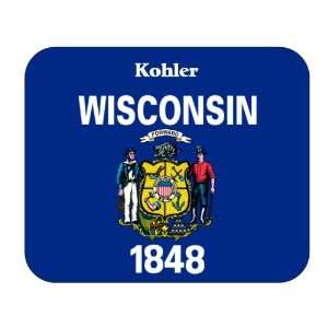 US State Flag   Kohler, Wisconsin (WI) Mouse Pad 