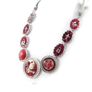  Necklace french touch Babouchka red. Jewelry