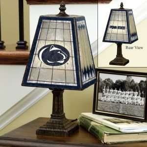  PENN STATE NITTANY LIONS 14 IN ART GLASS TABLE LAMP